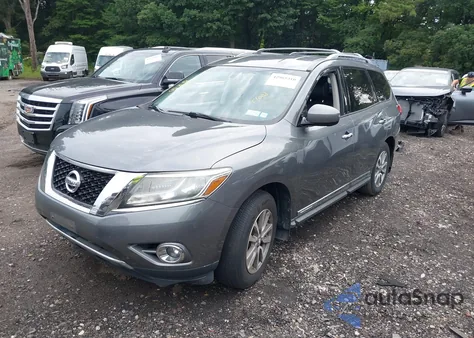 2015 Nissan Pathfinder Sl z USA, uszkodzony, nr VIN 5N1AR2MM4FC700979